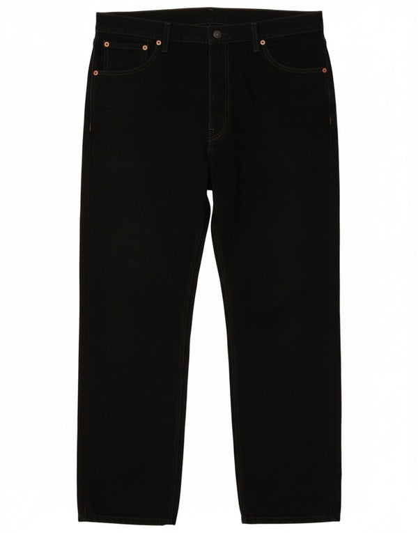 Levi's Uomo 521 Jeans affusolati W40 L30 Cotone Nero