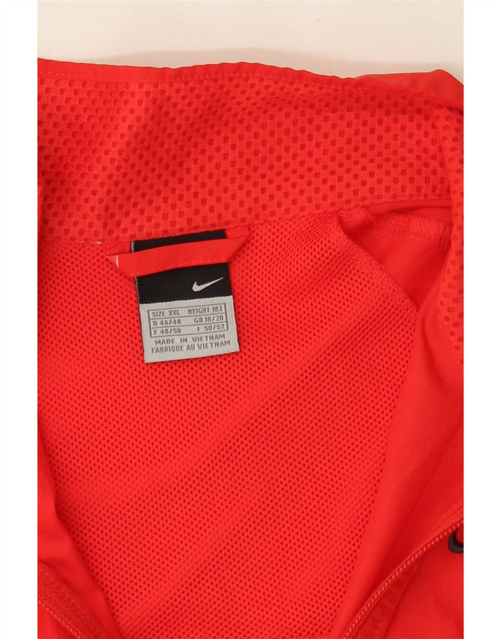 Giacca da tuta da donna Nike UK 18/20 2XL Rosso Colourblock