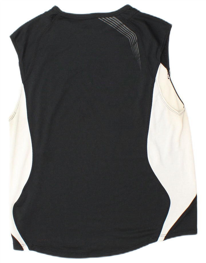 Canotta Nike Dri Fit da uomo UK 39/41 Medium Black Colourblock