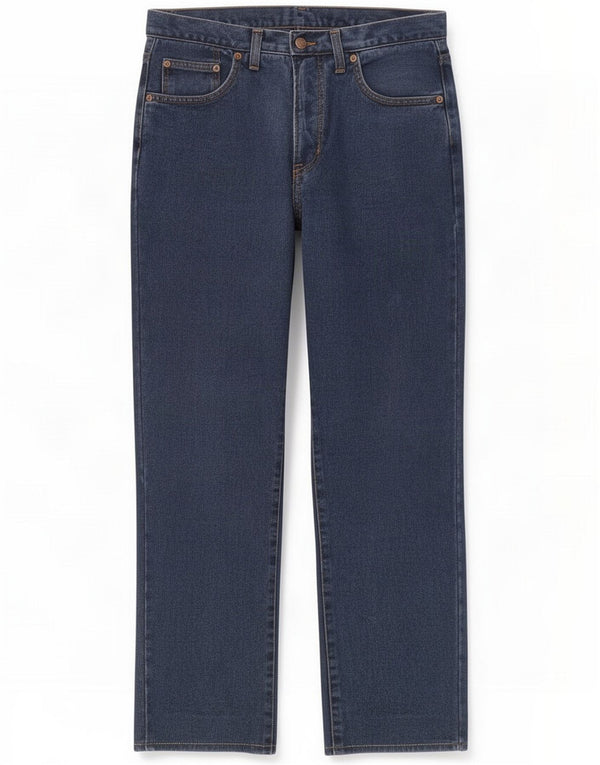 Carrera Jeans dritti da uomo W36 L28 Blu Cotone