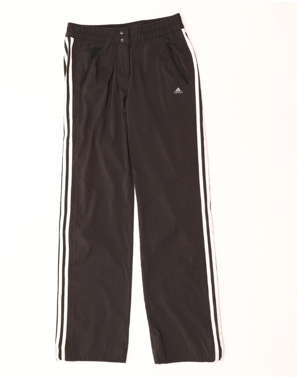 Pantaloni dritti Adidas Climalite da donna UK 8 Small W27 L33 neri