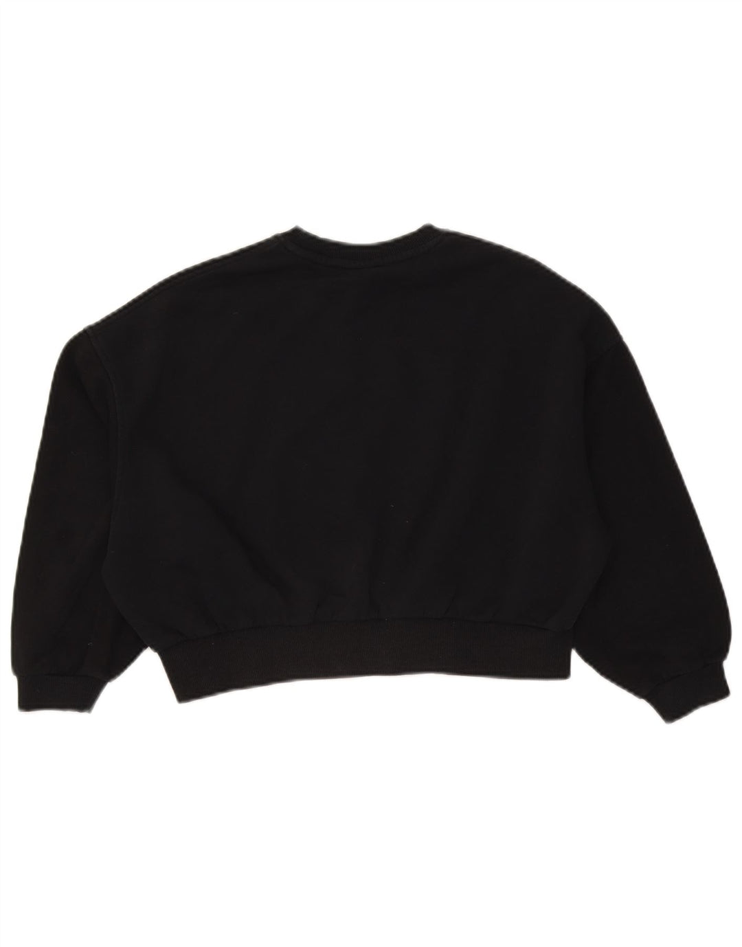 Felpa corta Nike per ragazze, oversize, 10-11 anni, media, nera