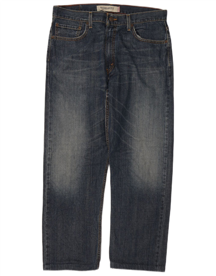 Jeans dritti da uomo Levi's 505 vestibilità regolare W36 L29 cotone blu
