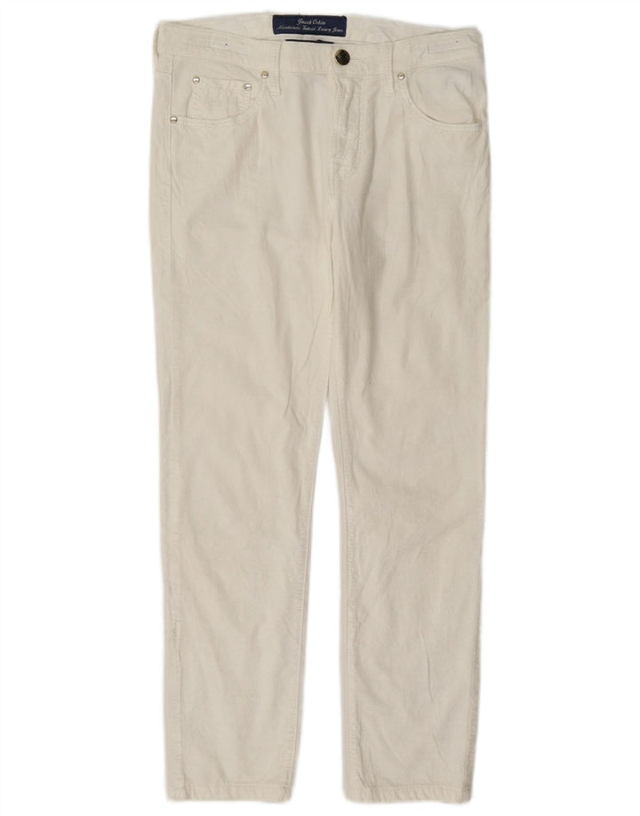 Pantaloni casual slim da donna Jacob Cohen W27 L26 bianchi