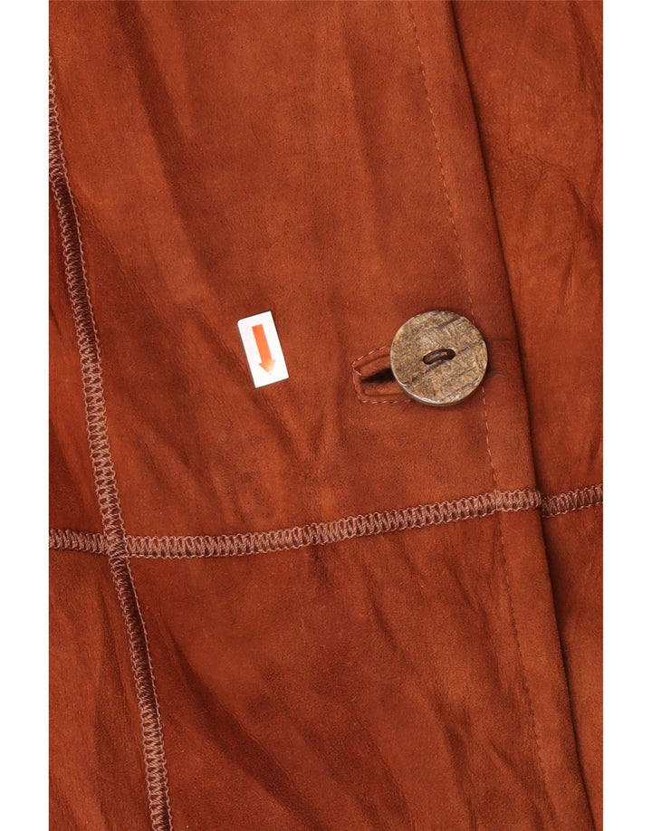 Cappotto in shearling da donna VINTAGE IT 44 Pelle marrone medio