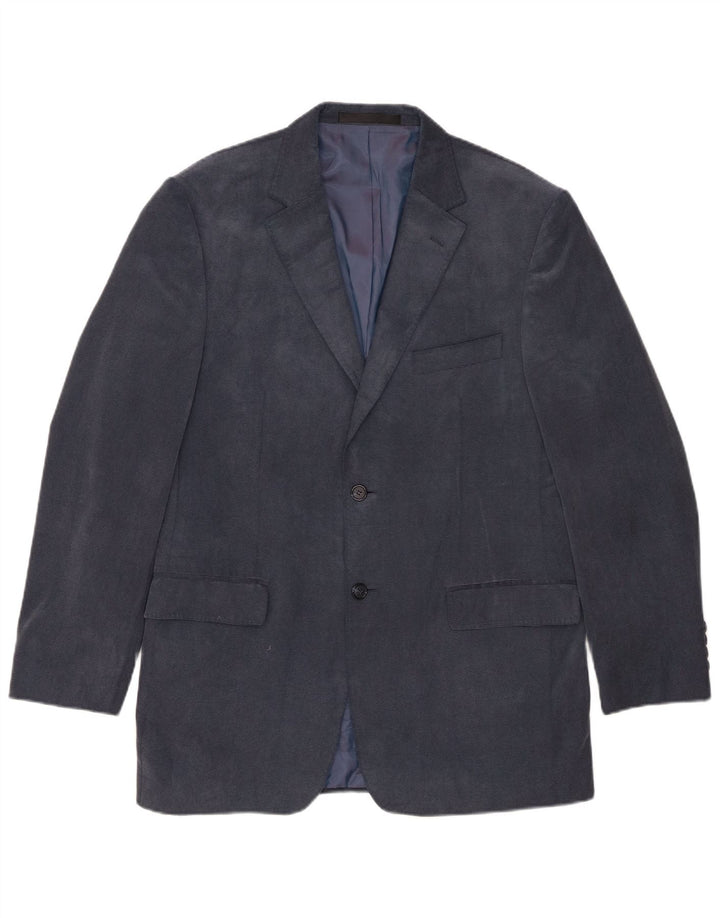 Giacca blazer a 2 bottoni da uomo Marks & Spencer UK 40 medio blu navy
