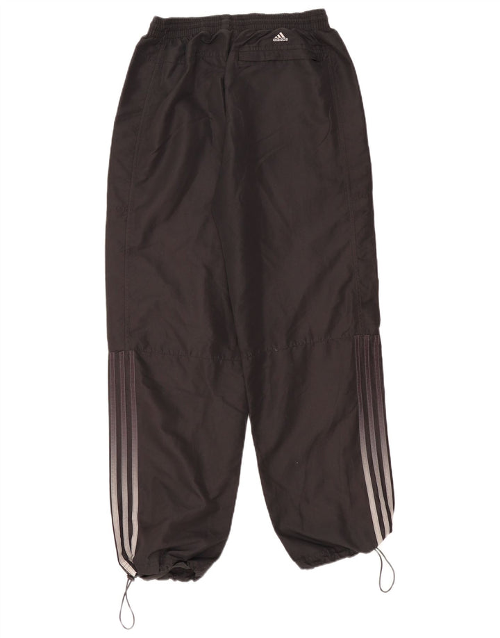 Pantaloni da tuta da uomo dalla vestibilità ampia Adidas, pantaloni da jogging, piccoli, in poliestere nero