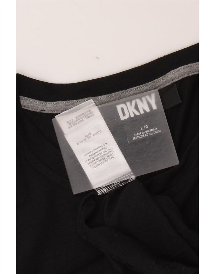 T-shirt da uomo Dkny Top grande in cotone nero
