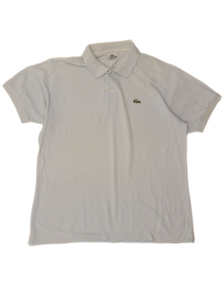 Polo da uomo Lacoste taglia 5 grande in cotone blu