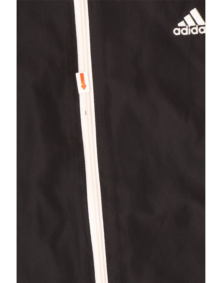 Giacca da tuta da uomo Adidas UK 40/42 Medium Nero Poliestere