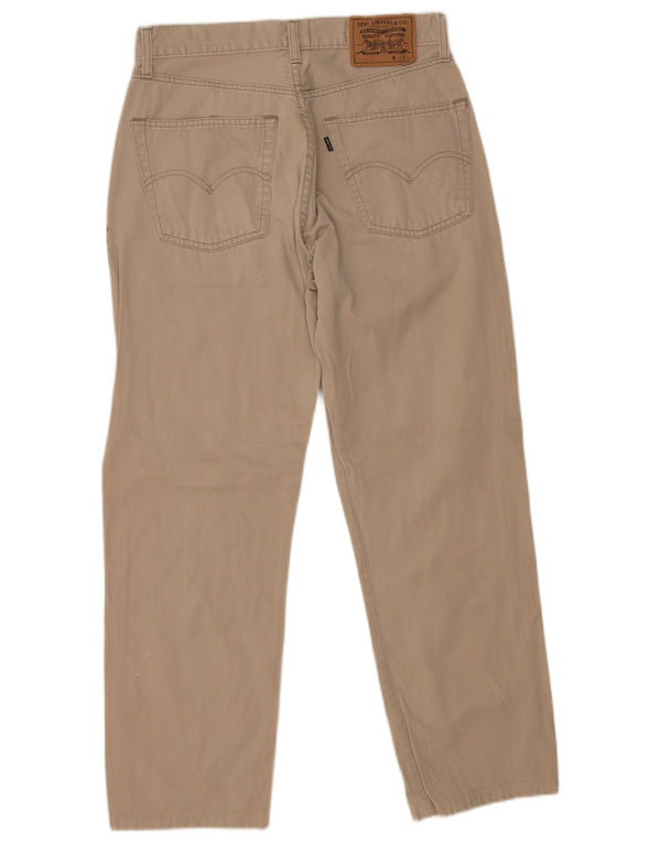 Levi's Uomo 451 Straight Jeans dritti W32 L26 Cotone Beige