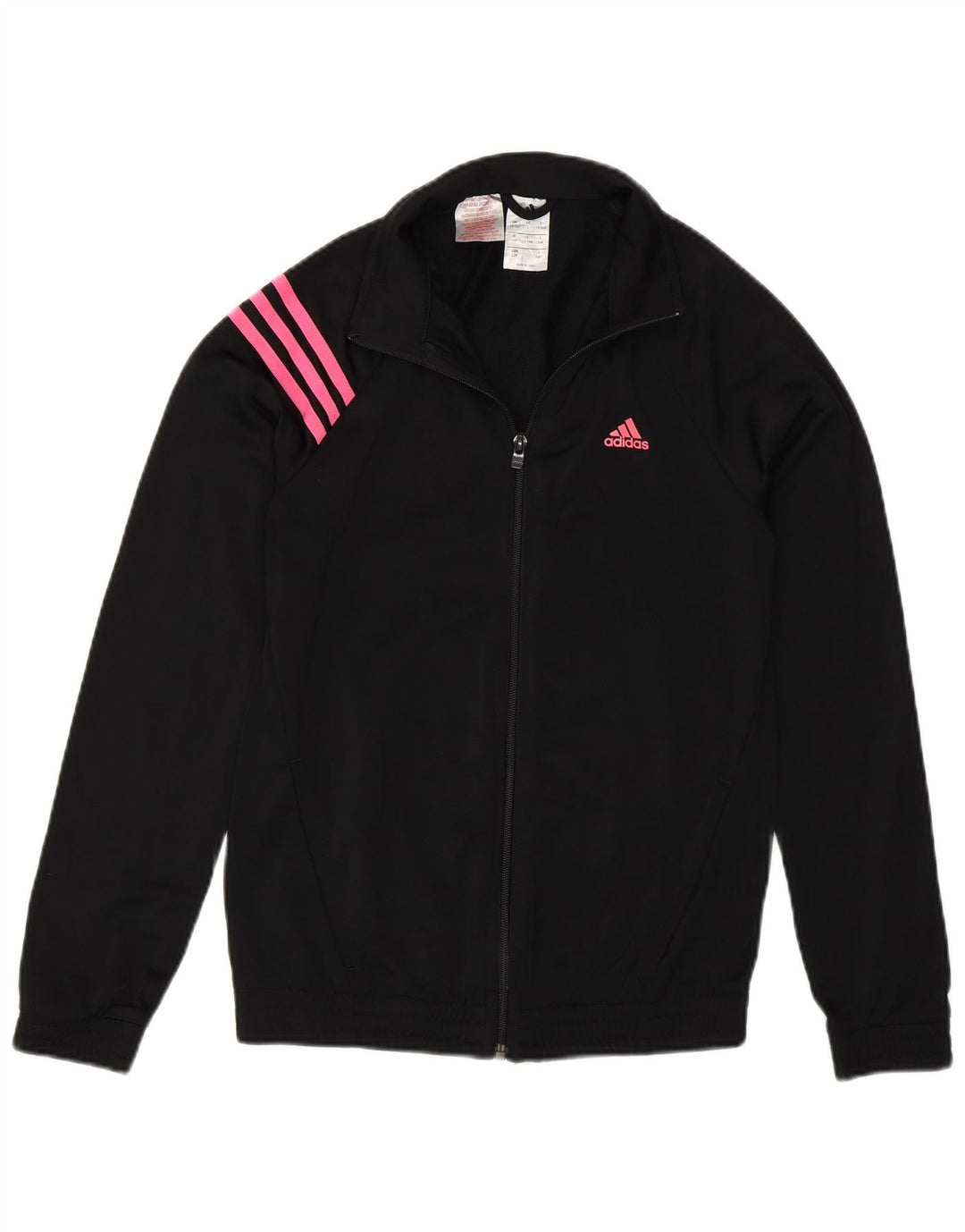 Giacca Tuta Adidas Bambina 13-14 Anni Poliestere Nera Sportiva
