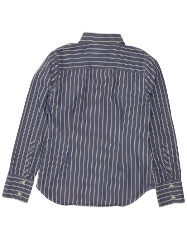 Camicia da donna Superdry Classica in cotone a righe grandi blu