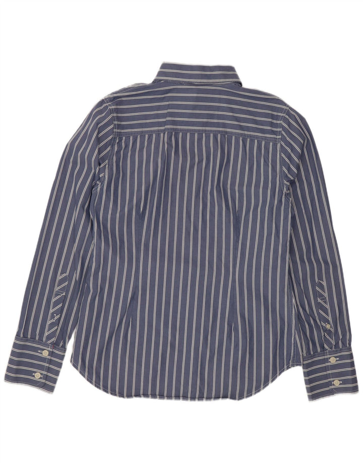 Camicia da donna Superdry Classica in cotone a righe grandi blu