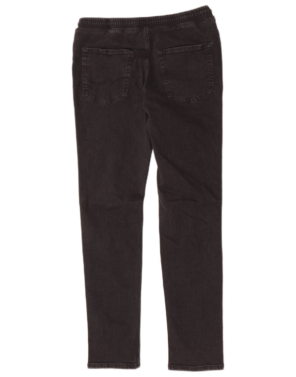 Jack & Jones Ragazzi GLENN Slim Jeans 14-15 anni W28 L30 Cotone Nero