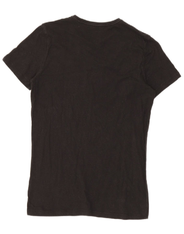 DIESEL T-shirt da uomo Top piccola in cotone nero