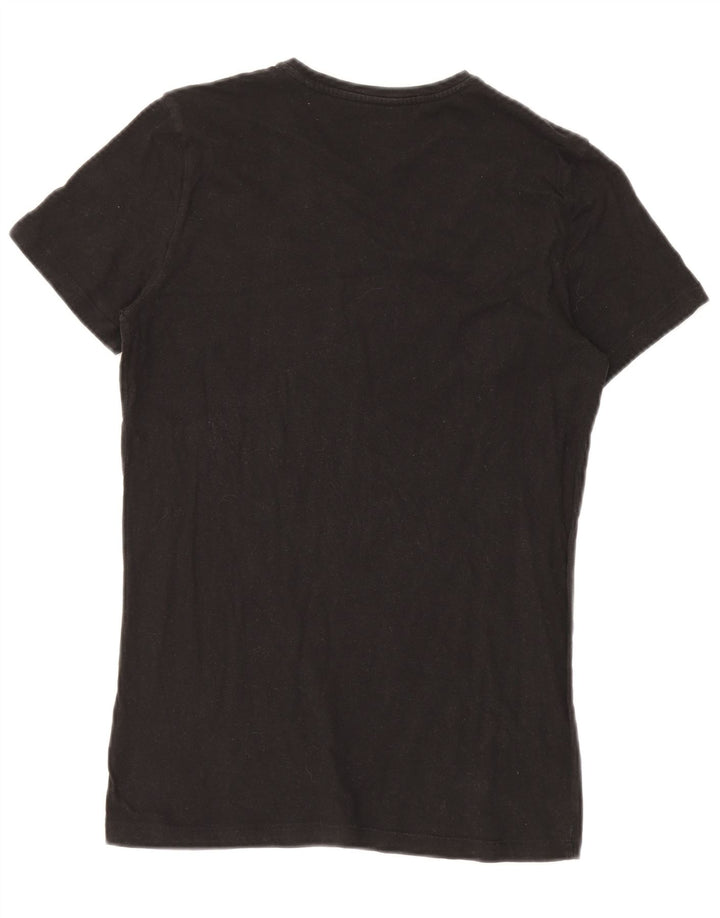 DIESEL T-shirt da uomo Top piccola in cotone nero