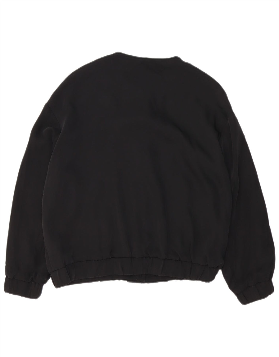 Giubbotto bomber oversize da donna Zara UK 10 piccolo poliestere nero