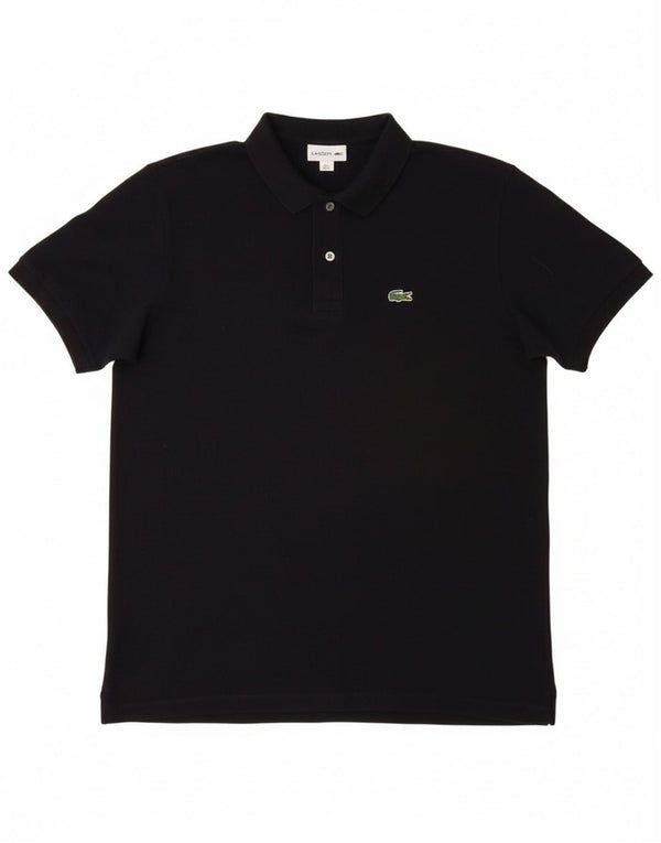 Polo da uomo Lacoste taglia 6 XL in cotone blu navy