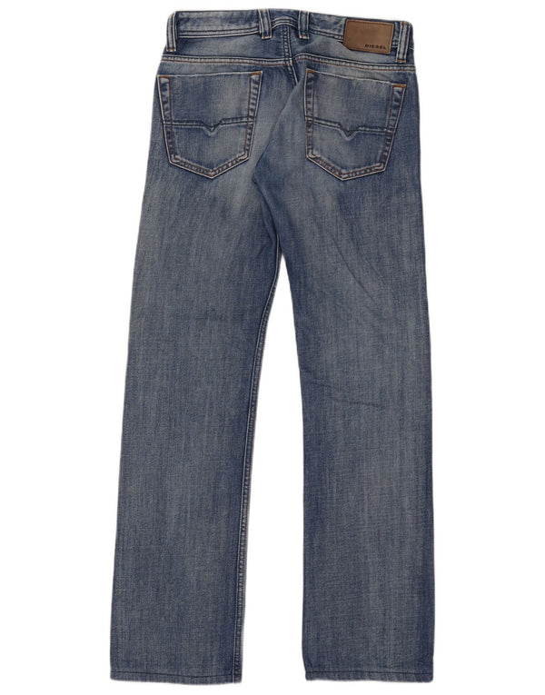 Jeans dritti da donna Diesel Viking-R-Box W28 L34 cotone blu