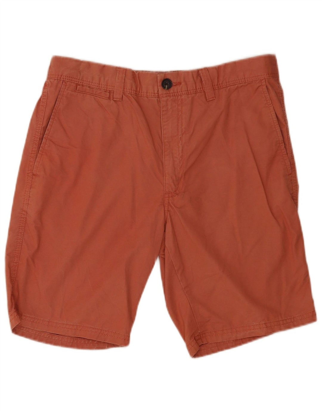 Pantaloncini chino da uomo Marks & Spencer W34 Large in cotone arancione
