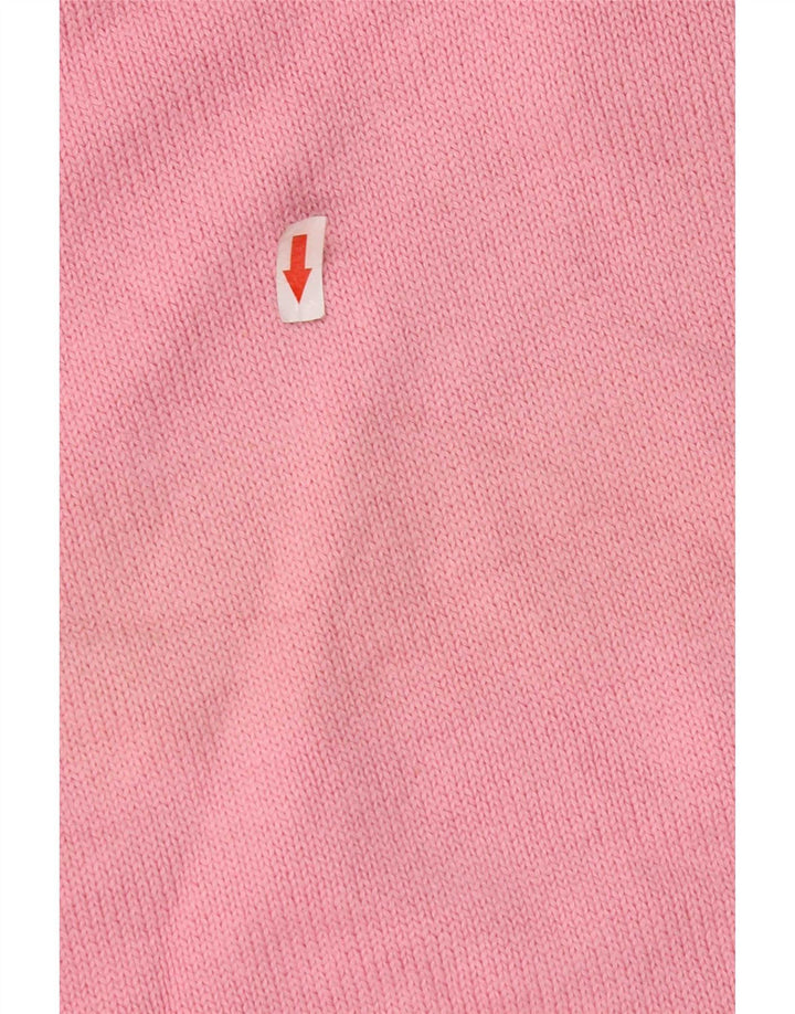 Maglione maglione girocollo da uomo Marks & Spencer blu Harbour grande rosa