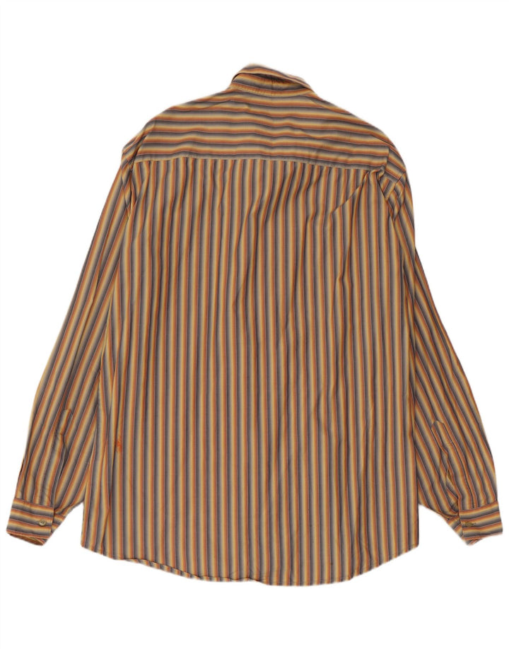 Camicia da uomo Marlboro Classics XL in cotone a righe multicolore