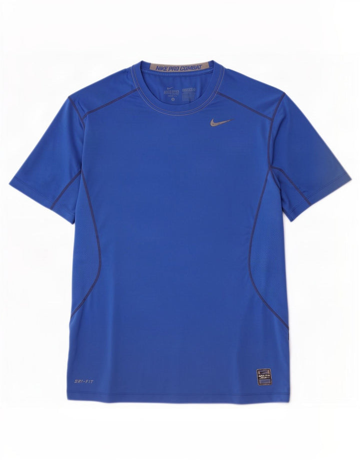 T-shirt Nike Dri Fit da uomo, grande, in poliestere blu