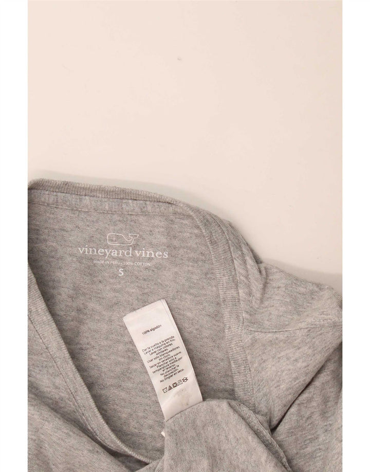 Top grafico da donna a maniche lunghe Vineyard Vines UK 10 piccolo grigio chiazzato