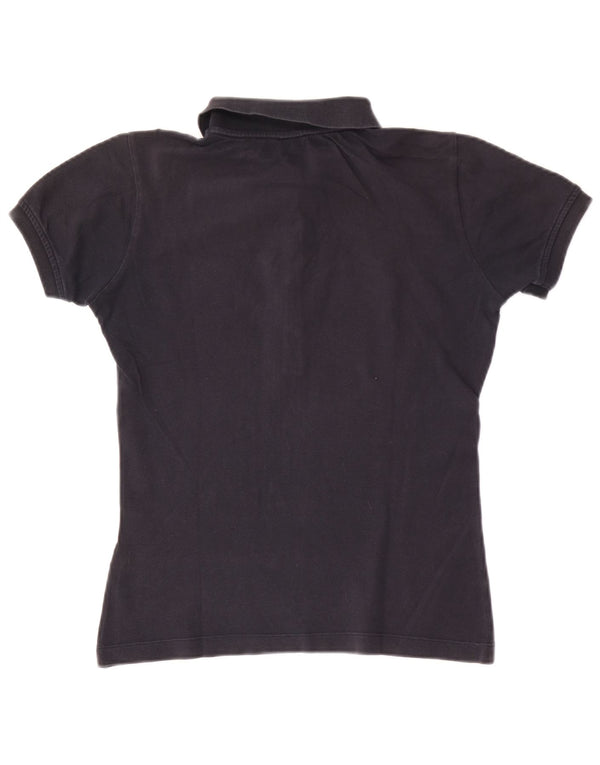 Polo da donna North Sails UK 12 cotone nero medio