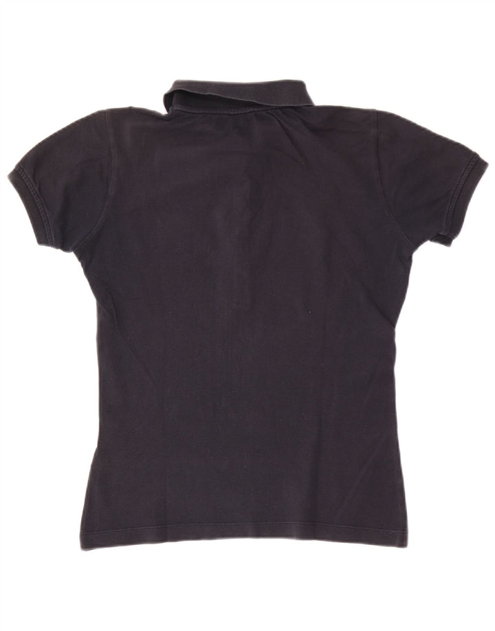 Polo da donna North Sails UK 12 cotone nero medio