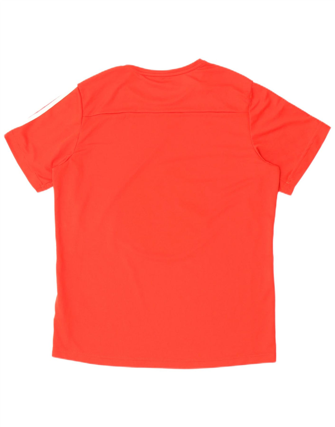 T-shirt grafica Adidas Climalite da uomo, grande, in poliestere rosso