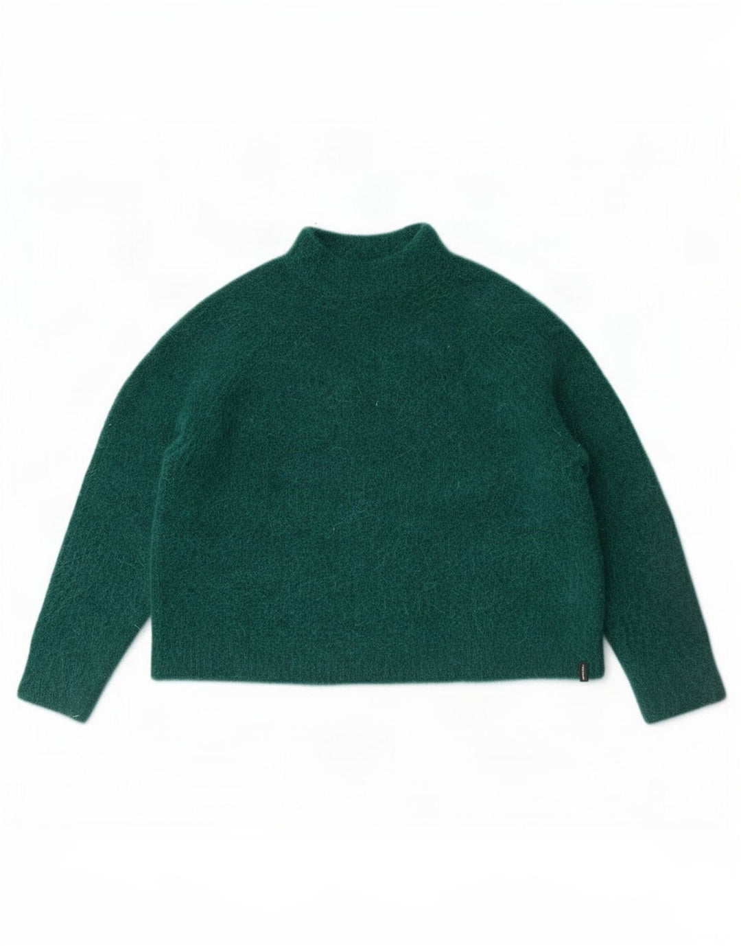 Maglione maglione oversize da donna con collo dolcevita Superdry UK 10 piccolo verde