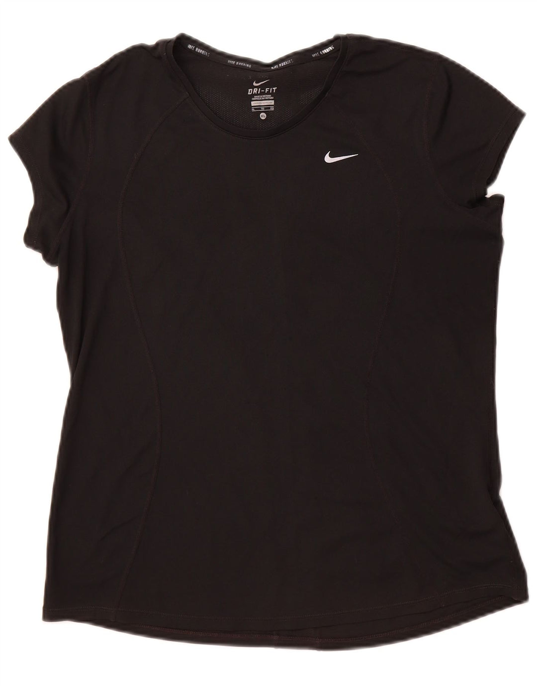T-shirt da donna Nike Dri Fit Top UK 18 XL poliestere nero