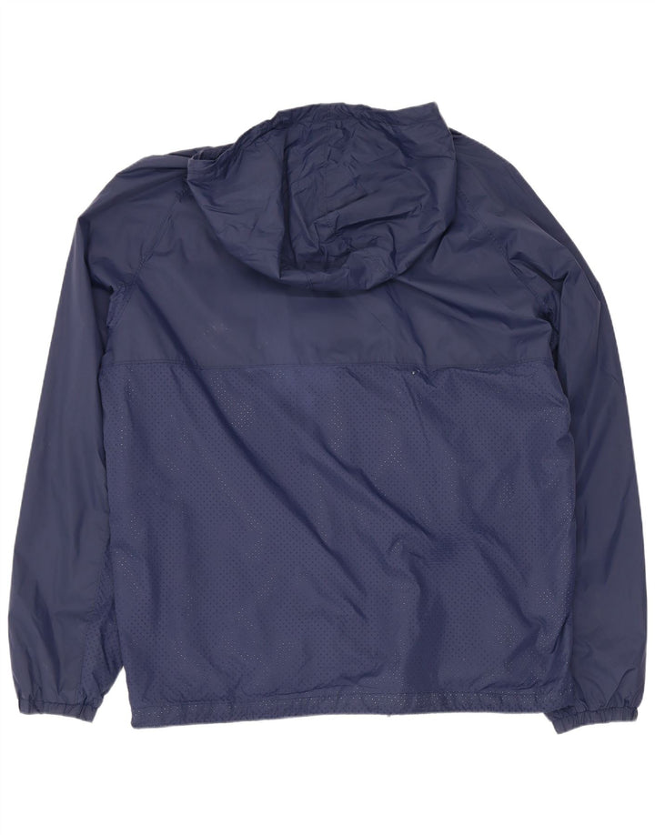 Giacca antipioggia con cappuccio da uomo Jack & Jones UK 44 2XL Blu navy