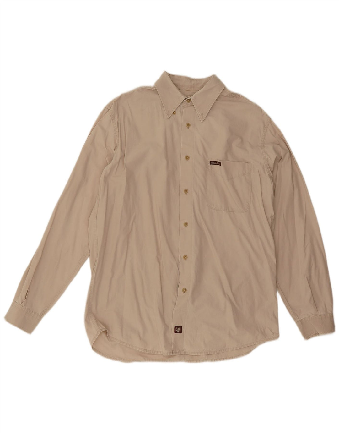 Camicia da uomo Marlboro Classics grande beige