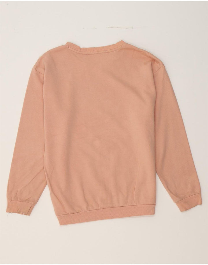 PUMA Womens Graphic Sweatshirt Jumper UK 10 Small  Pink Cotton Vintage Puma and Second-Hand Puma from Messina Hembry 