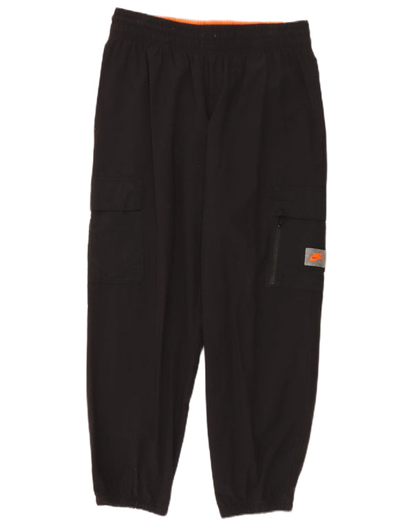 Pantaloni da tuta cargo Nike da uomo con vestibilità ampia, pantaloni da jogging, nylon nero medio