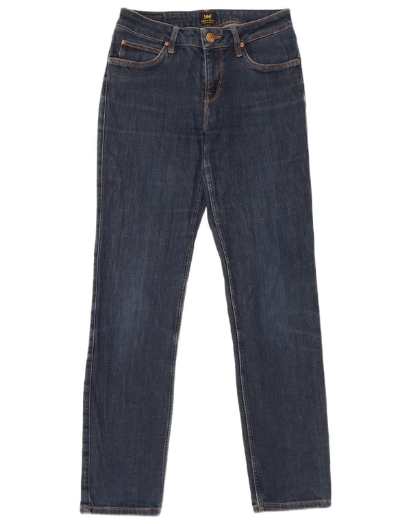 Jeans dritti Marion da donna Lee W27 L31 cotone blu navy