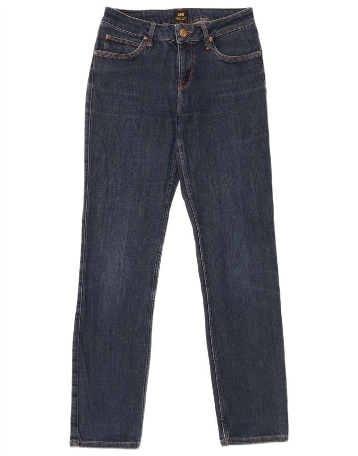 Jeans dritti Marion da donna Lee W27 L31 cotone blu navy