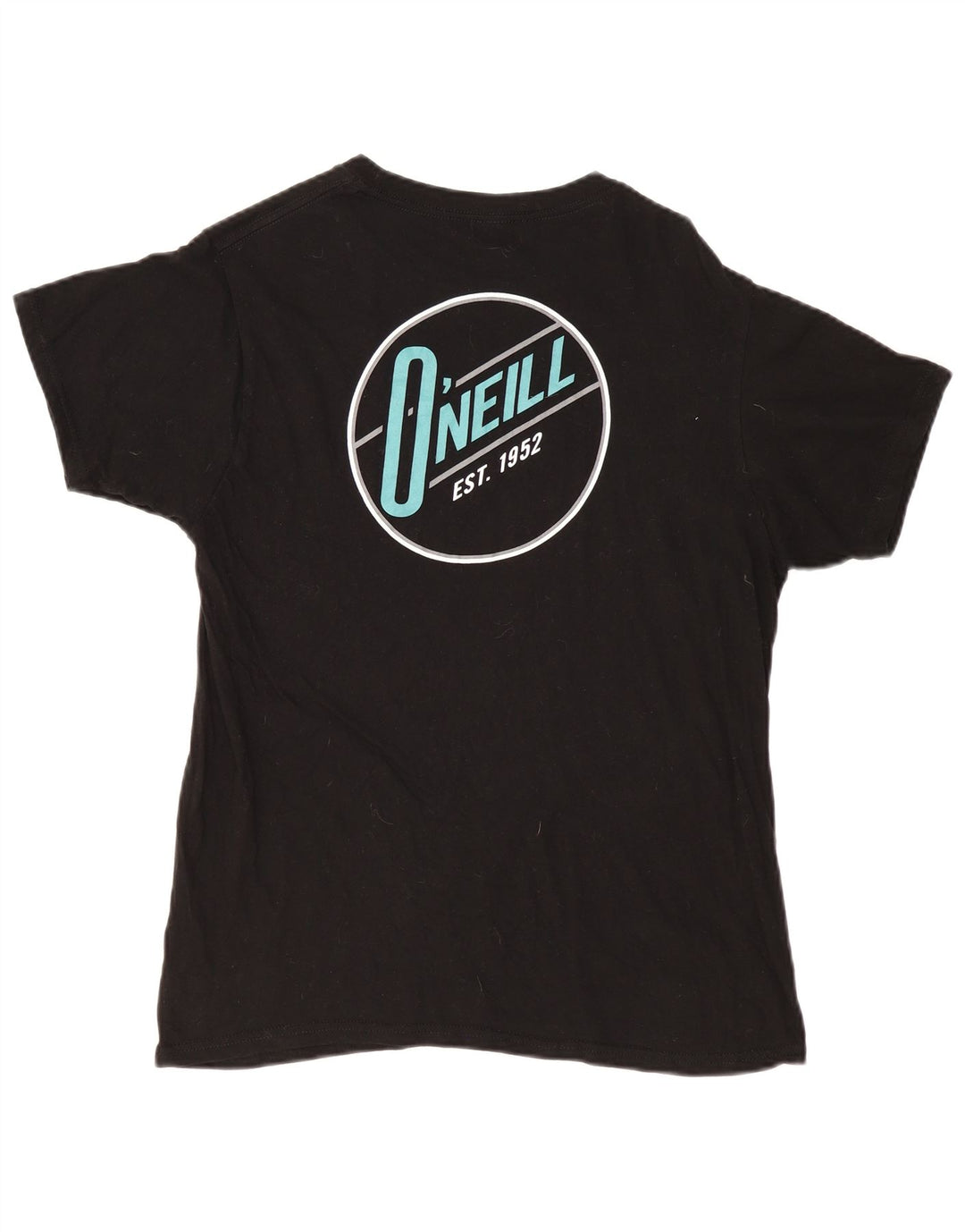 T-shirt grafica da donna O'Neill Modern Fit UK 16 cotone nero medio