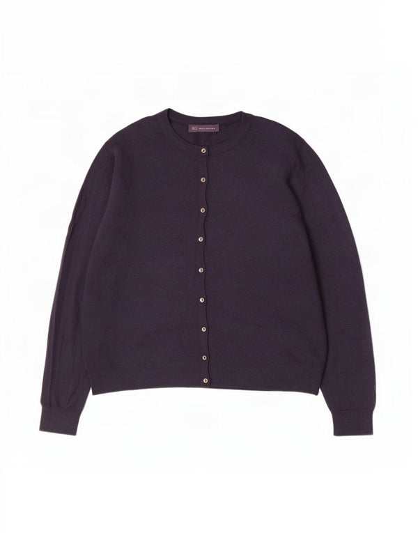 Maglione cardigan da donna Marks & Spencer UK 18 XL Blu navy
