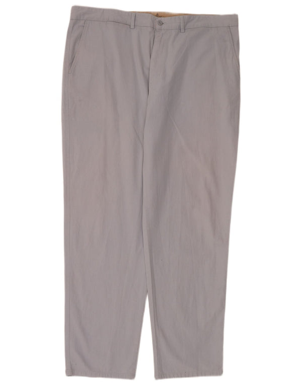 Pantaloni chino dritti da uomo Avirex W42 L34 cotone grigio
