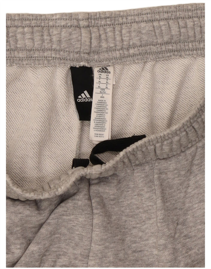Pantaloncini sportivi grafici da uomo ADIDAS XL in cotone grigio
