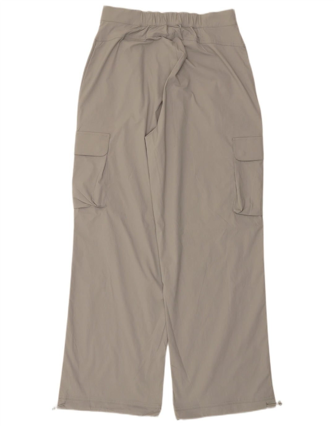 Pantaloni cargo a vita alta da donna ELLESSE UK 14 Medium W30 L31 Grigio