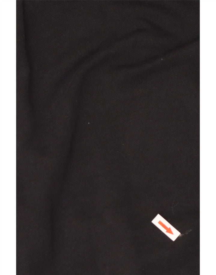 Felpa con cappuccio da uomo NIKE, cotone nero medio