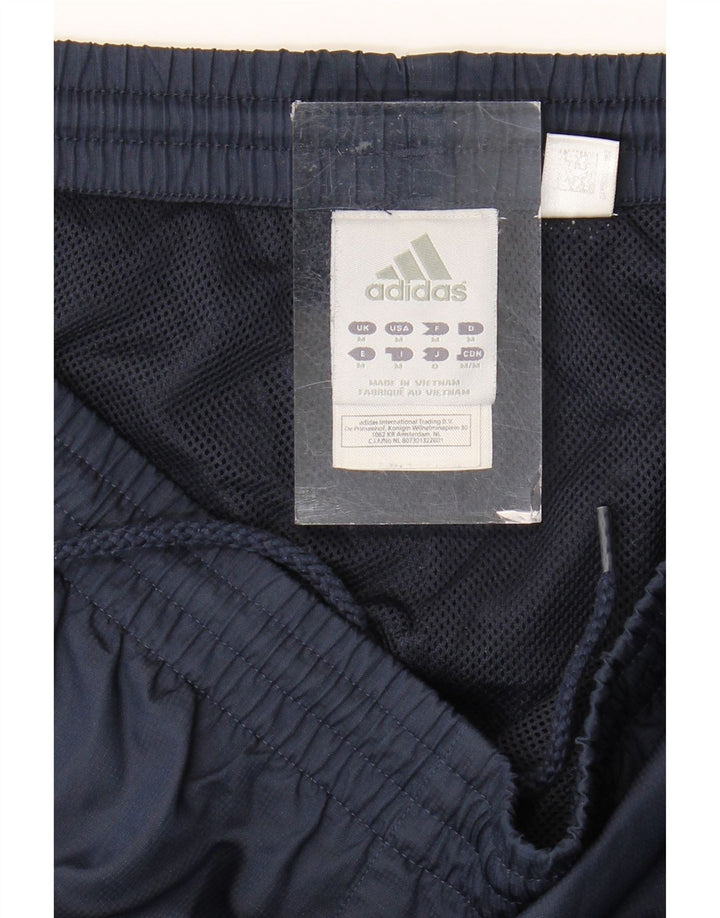 Pantaloni da tuta Adidas da uomo medi blu navy in poliammide