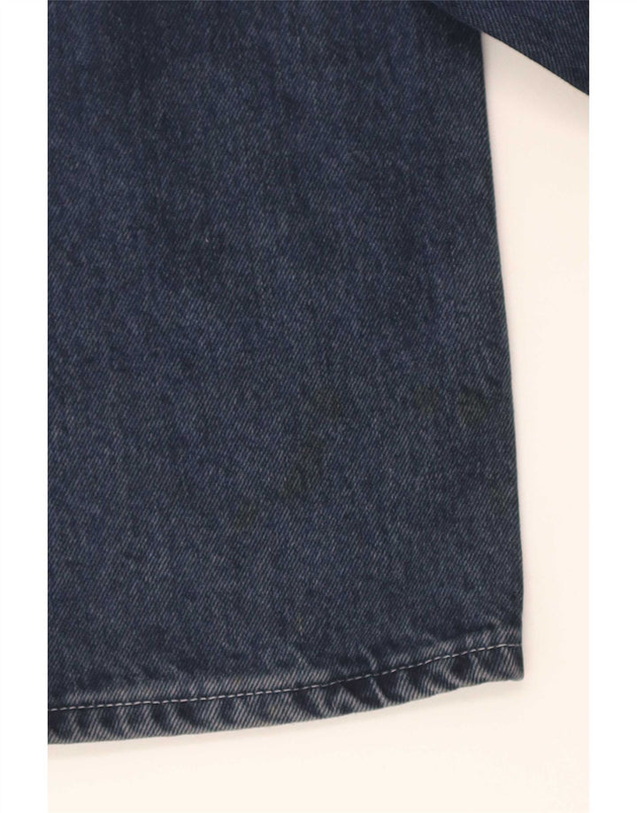 Jeans Straight Uomo Trussardi W34 L32 Blu Navy Cotone