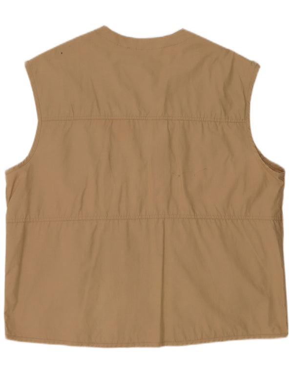 Gilet utility da uomo Diadora UK 42 XL in cotone beige