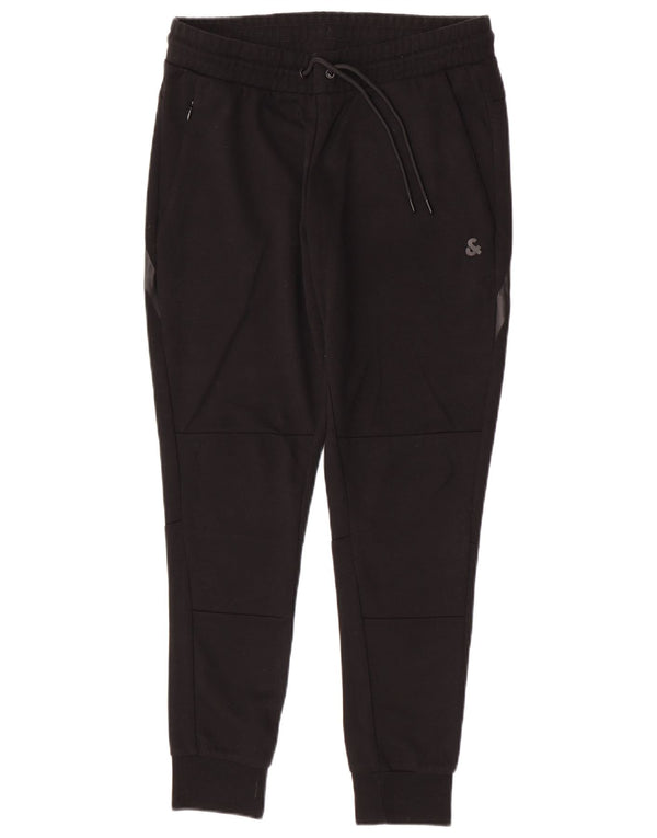 Pantaloni da tuta da uomo Jack & Jones Joggers medio poliestere nero